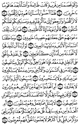 سوره انبیا
